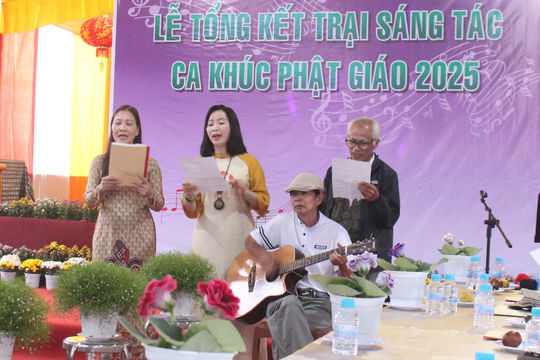 Bế mạc Trại sáng tác Ca khúc Phật giáo năm 2025