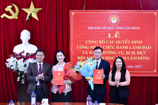 Bà Tôn Thị Ngọc Hạnh giữ chức Chủ tịch Hội Khuyến học tỉnh Lâm Đồng