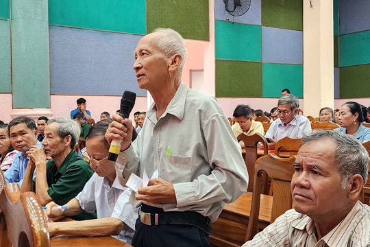 Tổ Đại biểu HĐND tỉnh Lâm Đồng tiếp xúc cử tri tại xã Đạ Tẻh