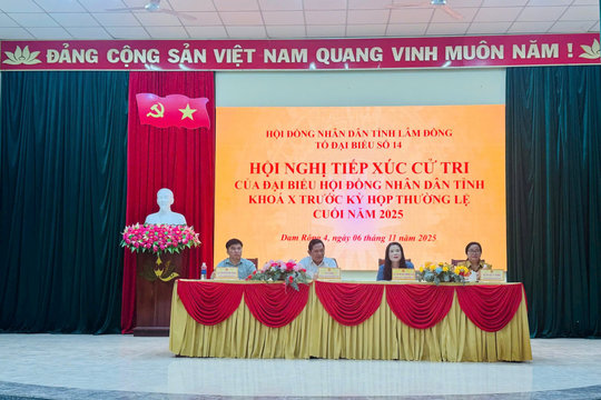 Cử tri xã Đam Rông 4 gửi gắm nhiều tâm tư đến HĐND tỉnh Lâm Đồng