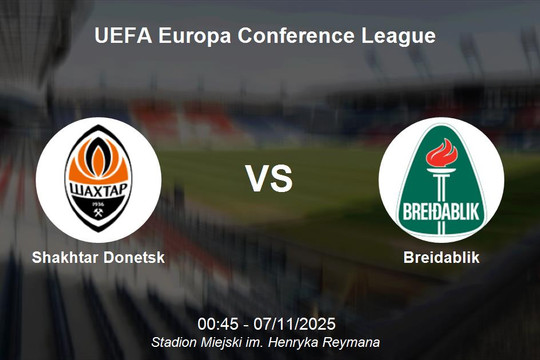 Nhận định Shakhtar Donetsk vs Breidablik - Europa Conference League