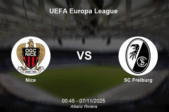 Nhận định Nice vs SC Freiburg - UEFA Europa League