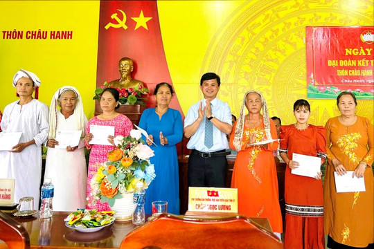 Xã Hồng Thái phát huy sức mạnh đại đoàn kết toàn dân tộc