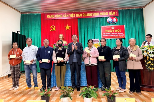 Rộn ràng ngày hội Đại đoàn kết toàn dân tộc tại xã Đơn Dương và Ka Đô