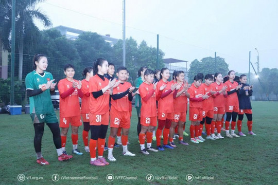 ĐT nữ Việt Nam được động viên, chốt lịch trước SEA Games 33