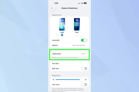 iOS 26.1: Hướng dẫn tùy chỉnh độ trong suốt Liquid Glass