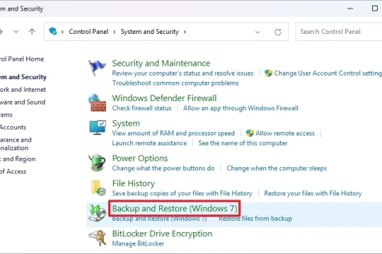 Sao lưu Windows 11 vào ổ mạng NAS: Hướng dẫn chi tiết