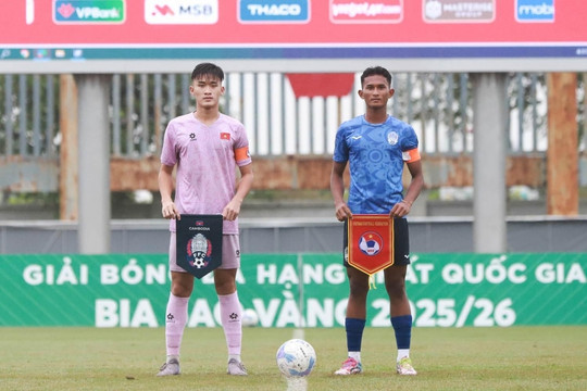 U17 Việt Nam thắng Campuchia 10-0 dưới thời HLV Brazil