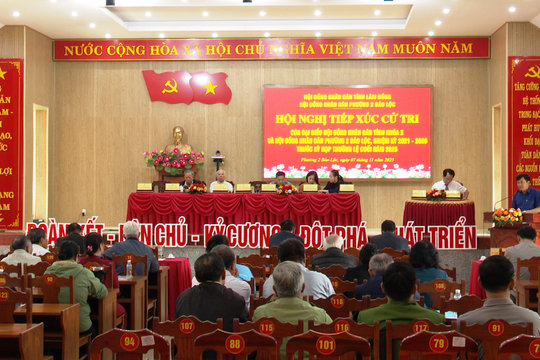 Cử tri Phường 2 Bảo Lộc và xã Bảo Lâm 4 kiến nghị nhiều vấn đề đến đại biểu HĐND tỉnh Lâm Đồng