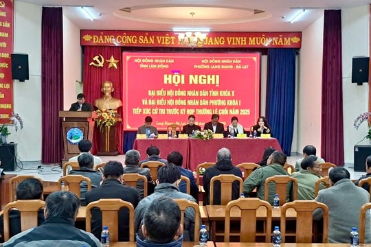 Cử tri phường Lang Biang - Đà Lạt