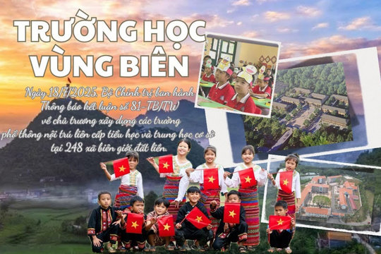 Trực tiếp: Khởi công xây dựng các trường phổ thông nội trú tại các xã biên giới đất liền