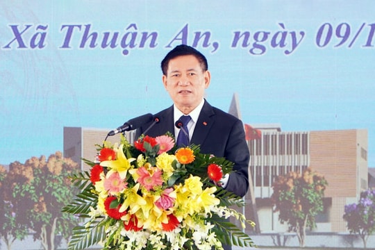 Phó Thủ tướng Hồ Đức Phớc dự Lễ khởi công xây dựng trường học tại vùng biên Thuận An