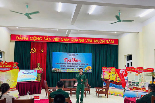 Lan tỏa ý thức thượng tôn pháp luật ở Sư đoàn 316