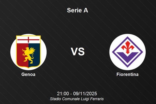Nhận định Genoa vs Fiorentina - Serie A: Điểm tựa Ferraris
