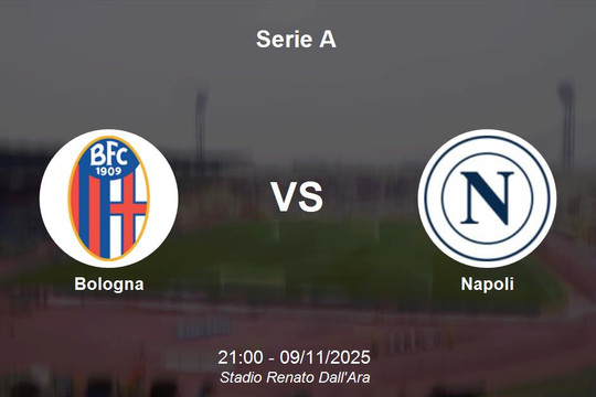 Nhận định Bologna vs Napoli - Serie A, 09/11/2025