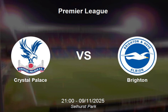 Nhận định Crystal Palace vs Brighton - Premier League