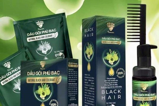 Đình chỉ lưu hành và thu hồi sản phẩm dầu gội phủ bạc giả