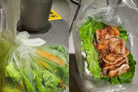 Dân mạng tranh cãi chuyện chàng trai 'đi ăn gói đồ thừa về cho người yêu'