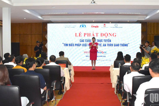 Phát động các cuộc thi trực tuyến “Tìm hiểu pháp luật về trật tự, an toàn giao thông”