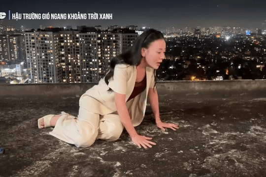 Phương Oanh nhập tâm đến chảy máu thật ở hậu trường phim