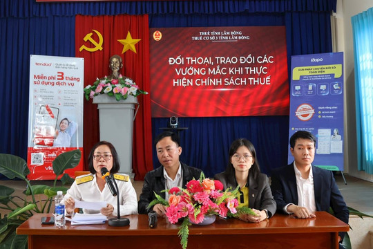Đối thoại, giải đáp các vướng mắc trong việc thực hiện chính sách thuế