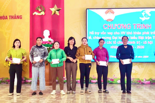 Phụ nữ xã Hòa Thắng đoàn kết, trách nhiệm với cộng đồng