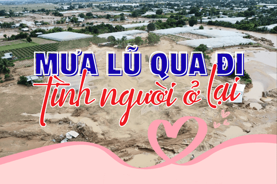 Mưa lũ qua đi, tình người ở lại