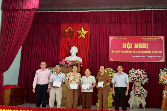 Xã Nam Thành hoàn thành đối chiếu, phân loại nợ tín dụng chính sách