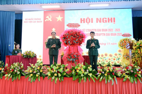 Thanh niên Học viện Lục quân hoàn thành xuất sắc nhiệm vụ giai đoạn 2022 - 2025