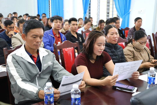 300 hộ kinh doanh vùng biên giới Lâm Đồng được phổ biến chính sách thuế