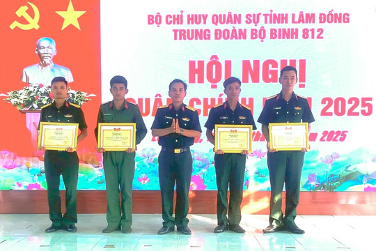 Trung đoàn Bộ binh 812 giữ vững an toàn, hoàn thành nhiệm vụ huấn luyện
