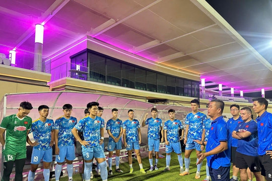 U22 Việt Nam sẵn sàng xoay tua toàn bộ đội hình đối đầu Uzbekistan