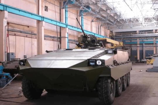 Xe chiến đấu bộ binh bánh lốp K-64 của Ukraine: phân tích
