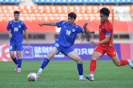 U22 Việt Nam thất thủ 0-1 trước Uzbekistan tại Panda Cup