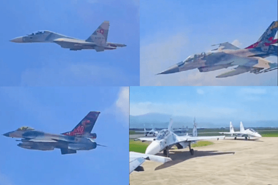 Cách F-16 và Su-30MK2 phối hợp trong đội hình Venezuela