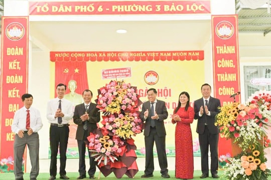 Phường 3 Bảo Lộc phát huy sức mạnh đoàn kết, xây dựng khu dân cư văn minh