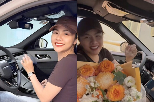 Vân Trang nhận xe sang 5 tỷ từ chồng sau khi sinh con thứ 4