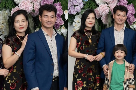 Vợ chồng NSND Xuân Bắc gây chú ý với hình ảnh sang trọng