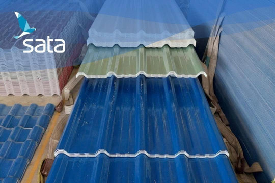 SATA cung cấp tôn nhựa chính hãng, bền đẹp cho mọi công trình