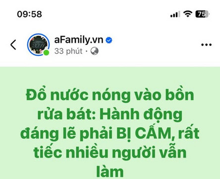 Cách đổ nước nóng vào bồn rửa không làm hỏng ống nước PVC