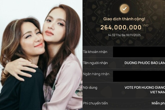 Hòa Minzy chi 264 triệu đồng ủng hộ Hương Giang thi Miss Universe
