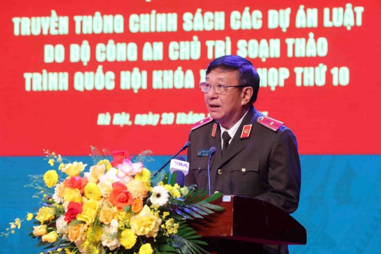 Giải đáp các vấn đề “nóng” của các dự án luật do Bộ Công an chủ trì, soạn thảo trình Quốc hội tại kỳ họp thứ X