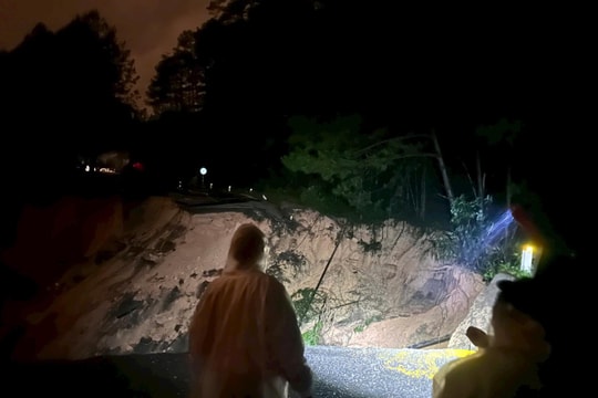 Lực lượng chức năng Lâm Đồng khẩn trương triển khai công tác cứu hộ tại đèo Mimosa