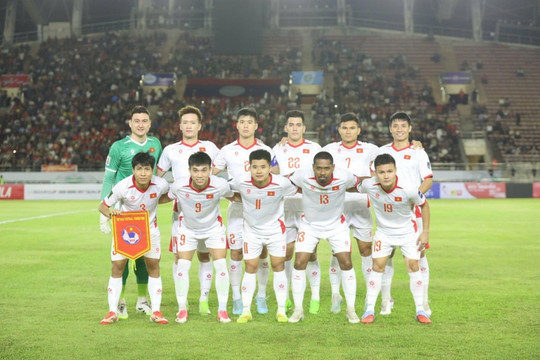 Việt Nam 9 năm liền vào top 20 châu Á trên bảng xếp hạng FIFA