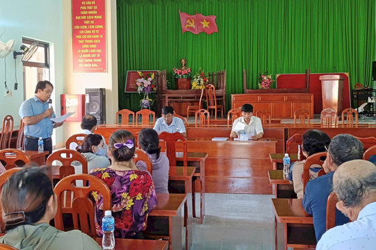 Người dân Bắc Bình đồng thuận giải phóng mặt bằng dự án đường sắt tốc độ cao