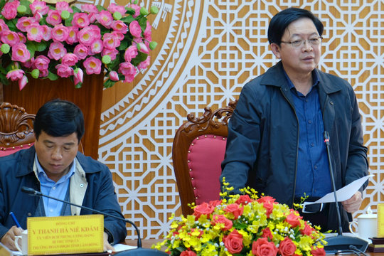 Phó Thủ tướng Chính phủ Hồ Quốc Dũng làm việc với tỉnh Lâm Đồng về tình hình khắc phục thiệt hại do mưa lũ