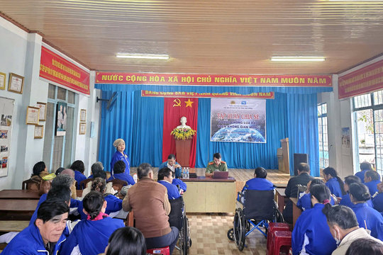 Tập huấn phòng chống lừa đảo trên mạng cho người khuyết tật