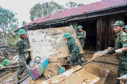 Chung sức giúp D’Ran khắc phục hậu quả thiên tai