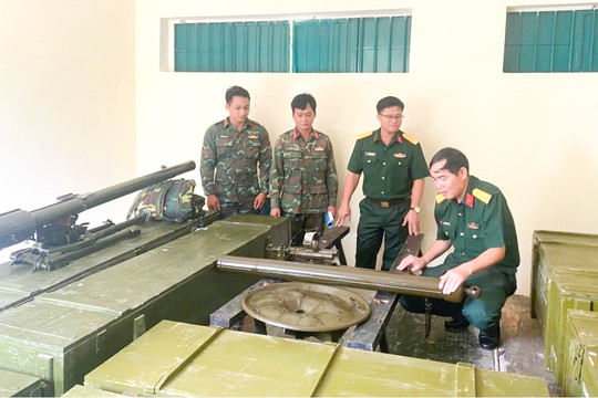 Ban Chỉ huy Phòng thủ Khu vực 5 – Phan Thiết kiểm tra nhiệm vụ sẵn sàng chiến đấu ở Đặc khu Phú Quý