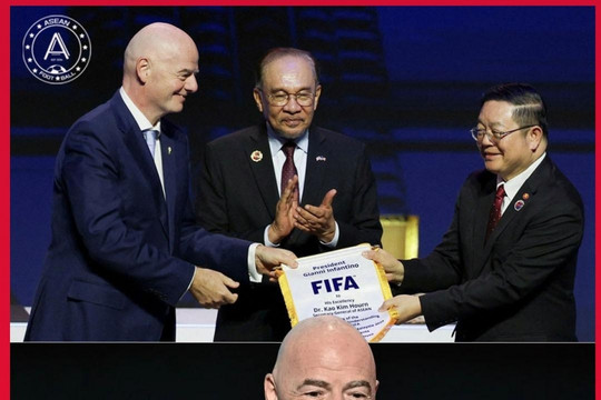 Chủ tịch FIFA đến Bangkok, thúc đẩy siêu giải đấu ASEAN Cup